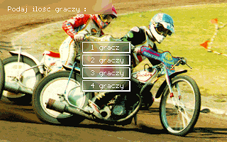Speedway Manager '96 (DOS) screenshot: Number of players choice