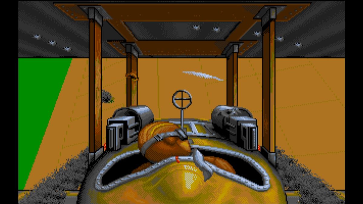 Wings (Macintosh) screenshot: There's no way so save yourself after a mid-air collision (GOG version)