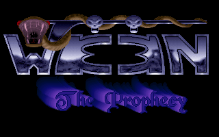 The Prophecy (DOS) screenshot: European title screen