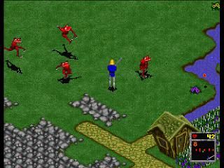 The Horde (SEGA Saturn) screenshot: Little horde