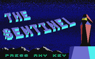 The Sentry (Atari ST) screenshot: Title screen (European version)
