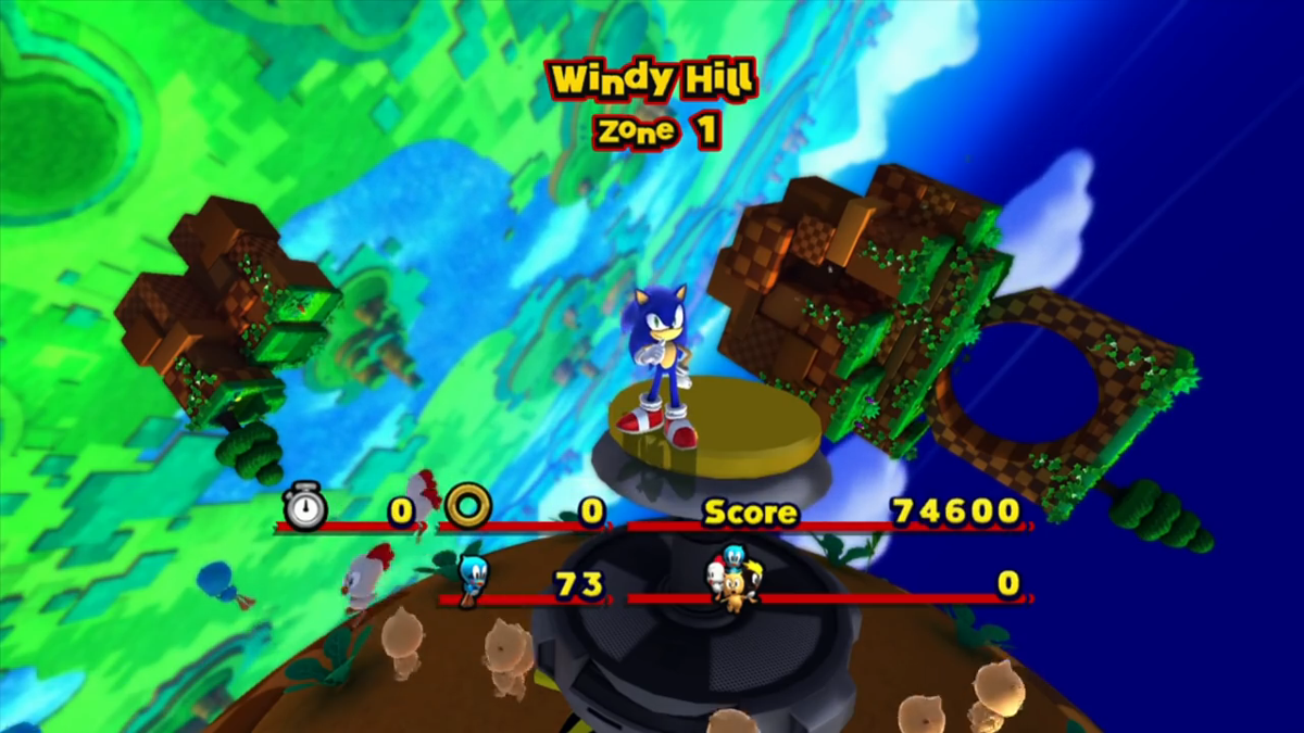 Sonic Lost World (Wii U) screenshot: Level complete