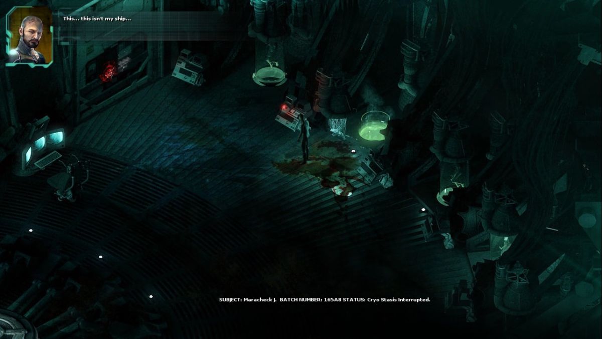 Stasis (Macintosh) screenshot: At least I don't suffer from a total amnesia because that would be really unoriginal