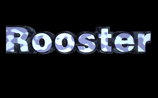 Rooster (DOS) screenshot: Title screen