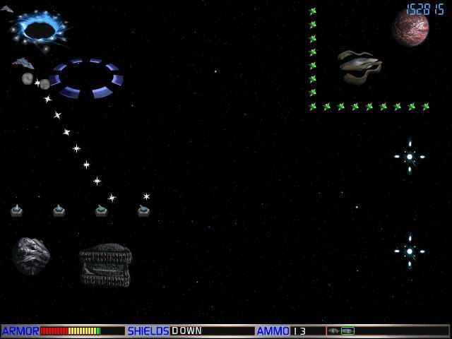Juggernaut Corps: First Assault (Windows) screenshot: fire to the automatic cosmic turrent