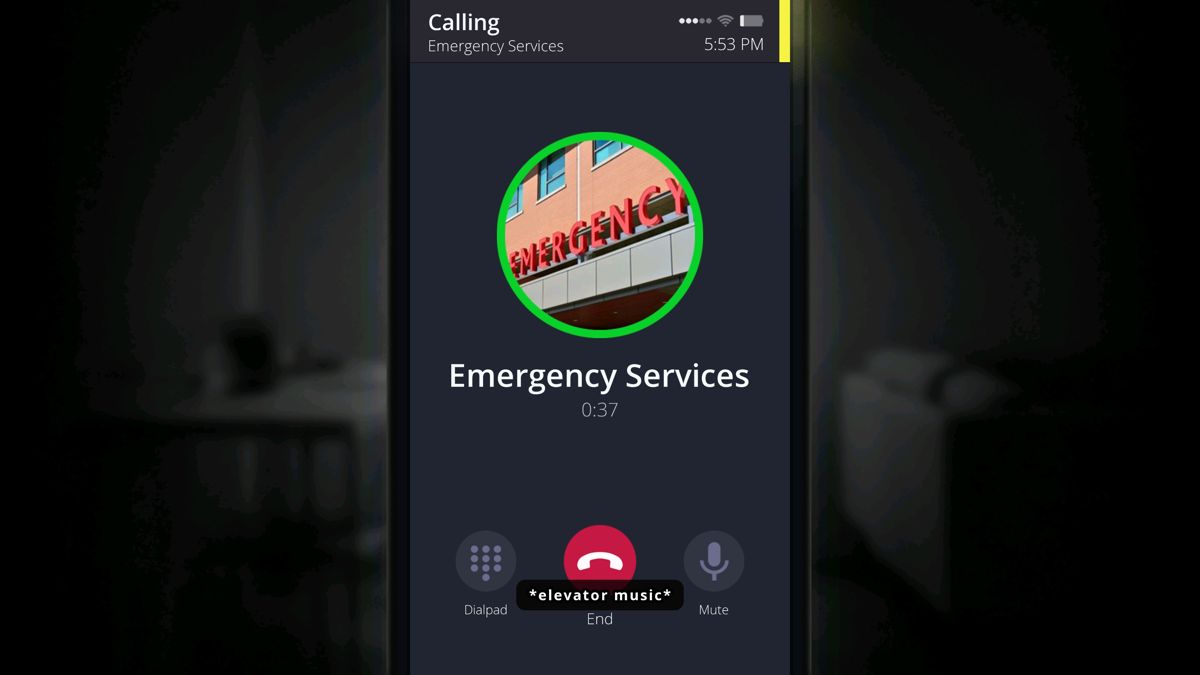 Simulacra (Windows) screenshot: Emergency services are of no help whatsoever