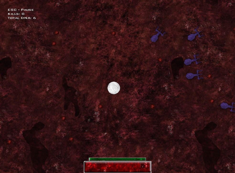 Germ Wars (Windows) screenshot: Start of the game