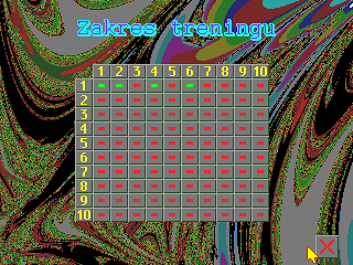 2x2 (DOS) screenshot: Match gameplay options