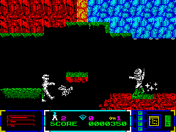 Poseidon: Planet Eleven (ZX Spectrum) screenshot: Zombie