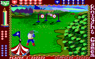 Knight Games (DOS) screenshot: Crossbow