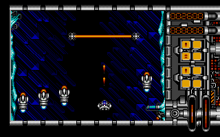 Outlands (Atari ST) screenshot: Original extra weapon (the line)
