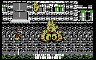 Dynamite Düx (Commodore 64) screenshot: End boss
