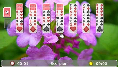 Best of Solitaire (PSP) screenshot: Scorpion variant