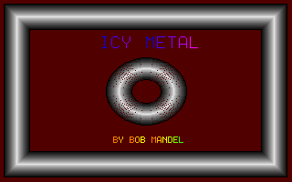 Icy Metal (DOS) screenshot: Splash screen