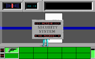 Die Hard (DOS) screenshot: This elevator is locked. (EGA)