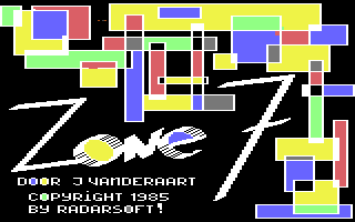 Zone 7 (Commodore 64) screenshot: Loading screen