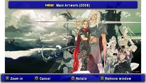 Final Fantasy IV: The Complete Collection (PSP) screenshot: Artwork (this shot refers to The After Years)