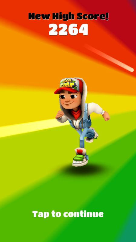 New high score on subway surfers !!