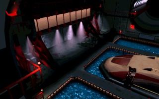 Cyberia (PlayStation) screenshot: Exploring the docks