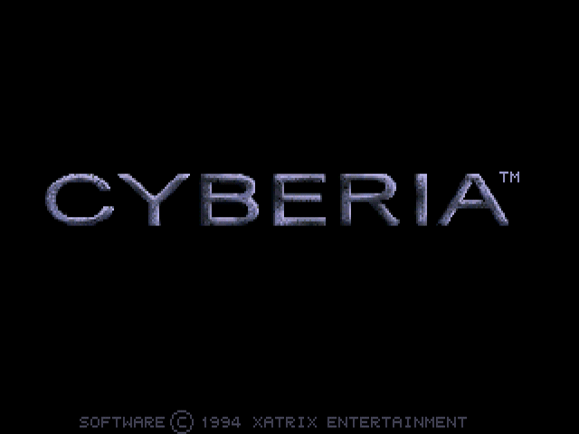 Cyberia (DOS) screenshot: Title screen
