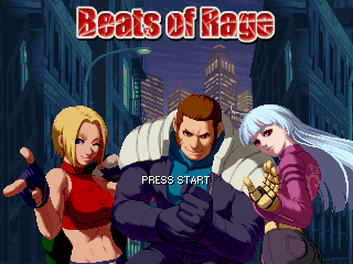 Beats of Rage (DOS) screenshot: Title Screen