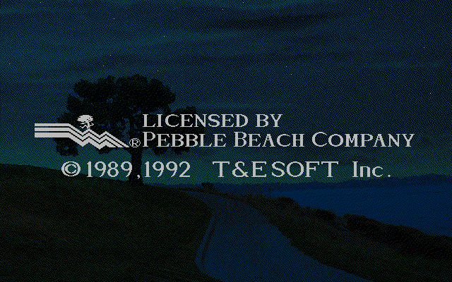Pebble Beach Golf Links (PC-98) screenshot: Course completed
