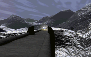 Whale's Voyage II: Die Übermacht (DOS) screenshot: Faraway planet in a cutscene