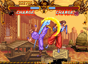 Screenshot of Double Dragon (Neo Geo, 1995) - MobyGames