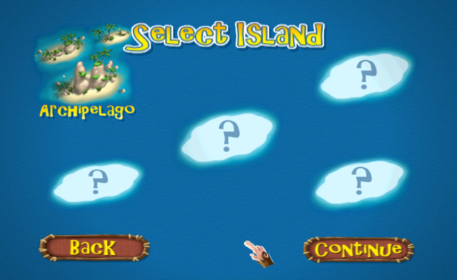 Tiki Towers (Wii) screenshot: Islands