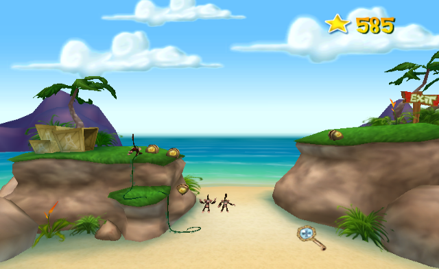 Tiki Towers (Wii) screenshot: Second level