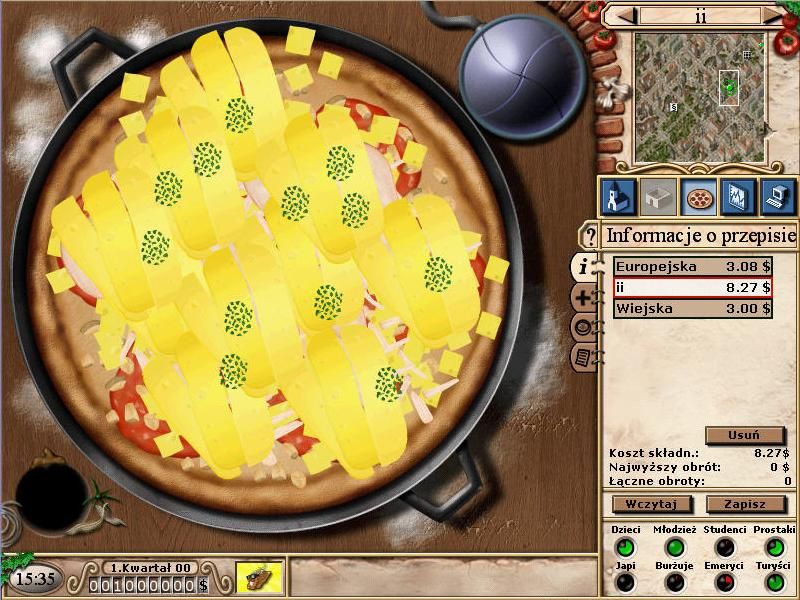 Fast Food Tycoon 2 (Windows) screenshot: Much cheese
