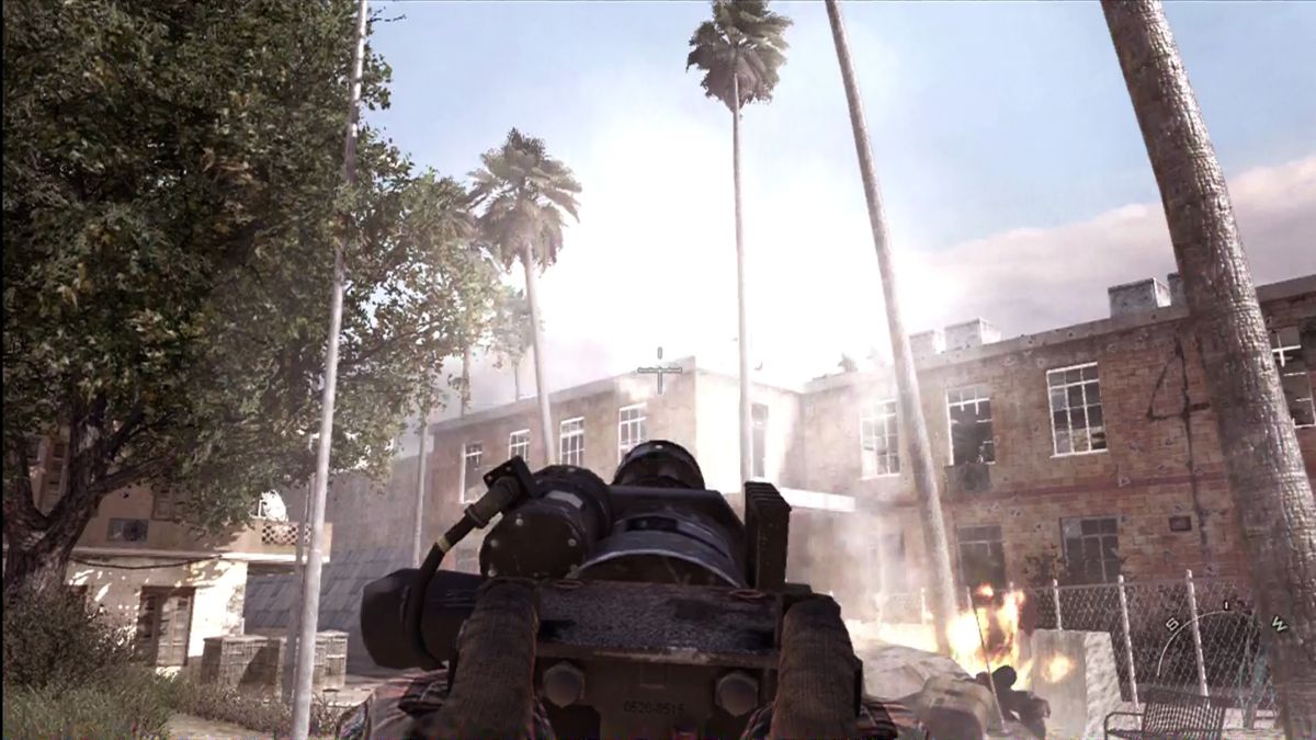 Call of Duty: Modern Warfare 2 (Xbox 360) screenshot: Under fire.