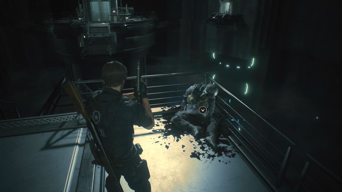 Resident Evil 2 (PlayStation 4) screenshot: Special forces... or what's left of them