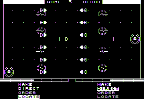 Cytron Masters (Apple II) screenshot: Choose a Unit
