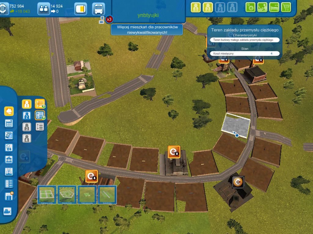 Cities XL 2011 (Windows) screenshot: Heavy industry district