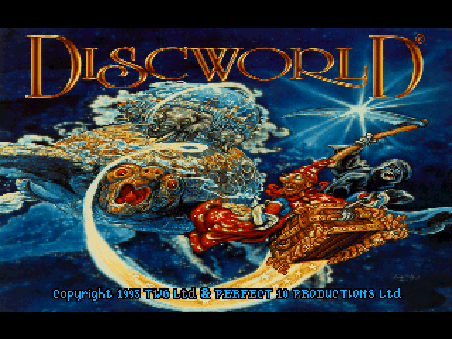 Discworld (PlayStation) screenshot: Title screen