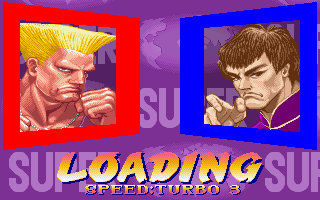 Super Street Fighter II Turbo (DOS) screenshot: Time to duel