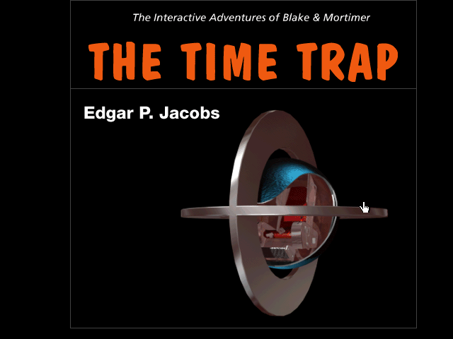 The Interactive Adventures of Blake and Mortimer: The Time Trap (Windows) screenshot: The title screen