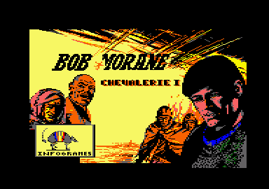 Bob Morane: Chevalerie 1 (Amstrad CPC) screenshot: Title screen