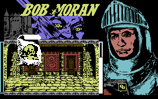 Bob Morane: Chevalerie 1 (Commodore 64) screenshot: This abstract lump of pixels might just signify some coins