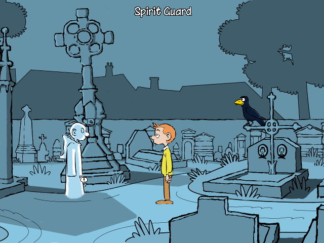 Venator (Windows) screenshot: The spirit guard of the cemetery