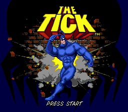 The Tick (Genesis) screenshot: Title screen