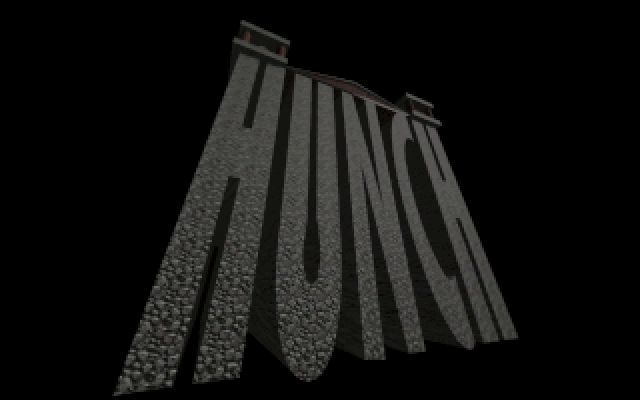 Hunchback 96 (DOS) screenshot: The game's title screen