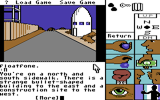 Screenshot of Tass Times in Tonetown (Commodore 64, 1986) - MobyGames