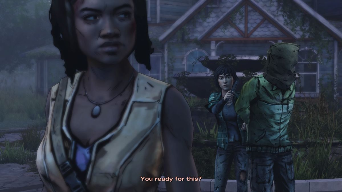 The Walking Dead: Michonne - Season Finale: What We Deserve (PlayStation 4) screenshot: Ready or not, here we go