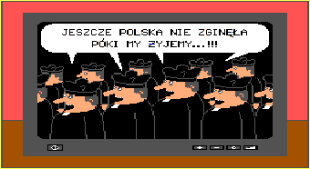 Operacja Glemp (DOS) screenshot: Poland has not yet perished long as we live.