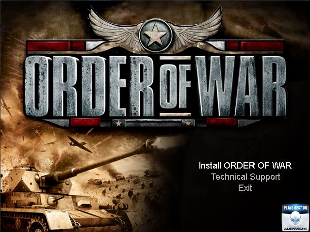 Order of War (Windows) screenshot: Setup screen