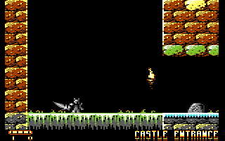 Knight 'n' Grail (Commodore 64) screenshot: Starting out