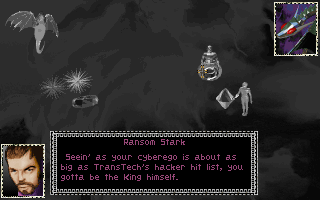 BloodNet (DOS) screenshot: King?