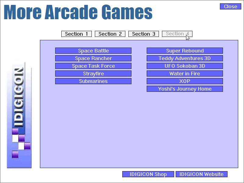 More Arcade/Strategy Games (Windows) screenshot: More Arcade Games: Section 4